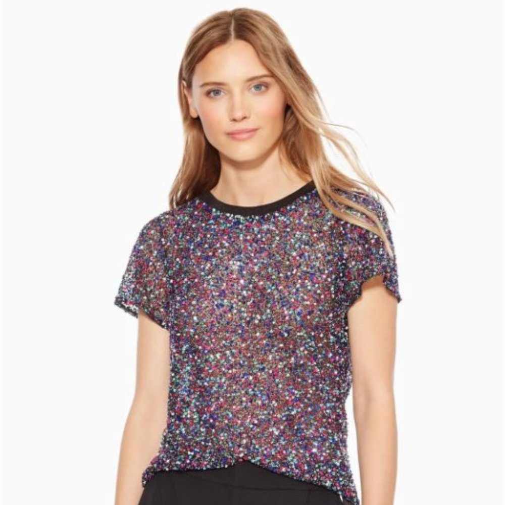 Parker Anna Sequined Top